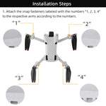 Carrello di atterraggio rialzato per DJI Mini 4 Pro