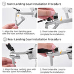 Carrello di atterraggio rialzato per DJI Mini 4 Pro