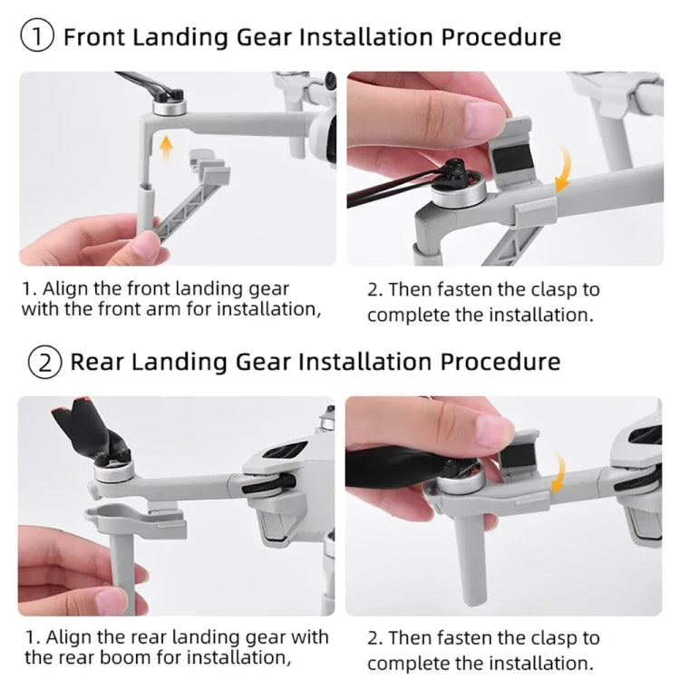 Carrello di atterraggio rialzato per DJI Mini 4 Pro
