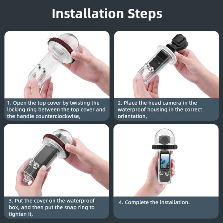 Custodia impermeabile per DJI Osmo Pocket 3 fino a 40 m