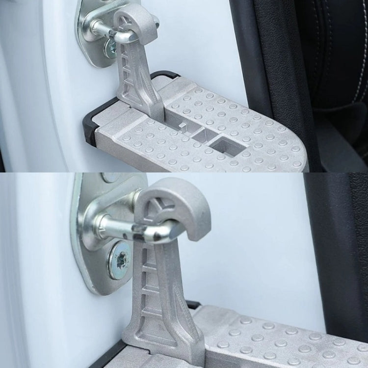 Pedale pieghevole per porta del gancio per auto con martello di sicurezza