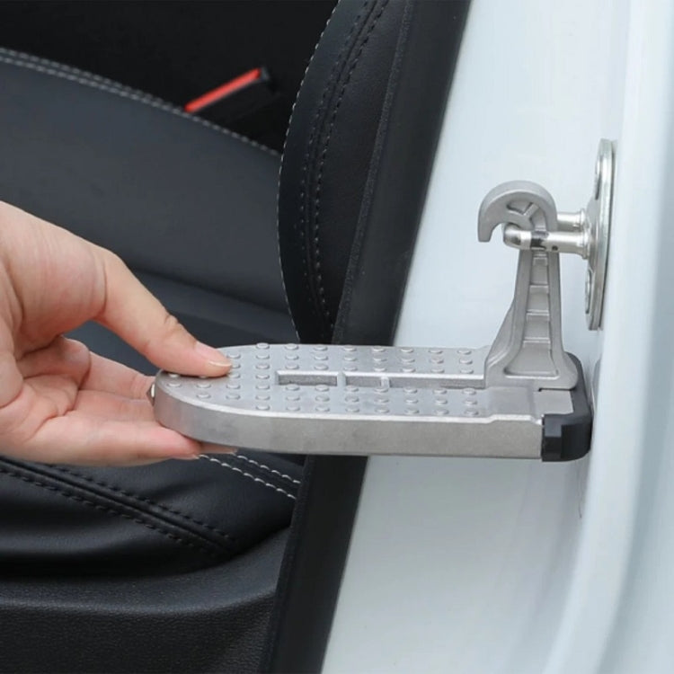 Pedale pieghevole per porta del gancio per auto con martello di sicurezza
