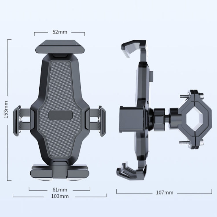 Supporto per cellulare con chiusura automatica per bicicletta da ciclismo, Bicycle Phone Holder