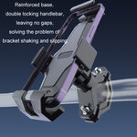 Supporto per cellulare con chiusura automatica per bicicletta da ciclismo, Bicycle Phone Holder