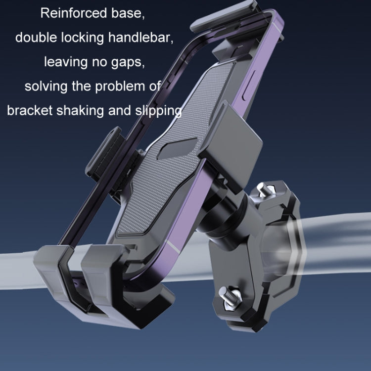 Supporto per cellulare con chiusura automatica per bicicletta da ciclismo, Bicycle Phone Holder