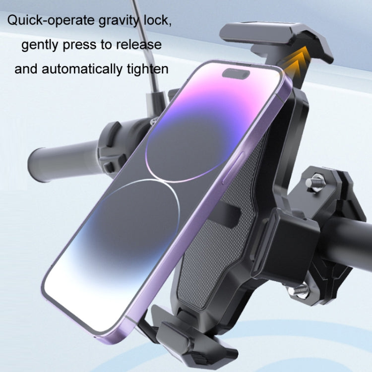 Supporto per cellulare con chiusura automatica per bicicletta da ciclismo, Bicycle Phone Holder