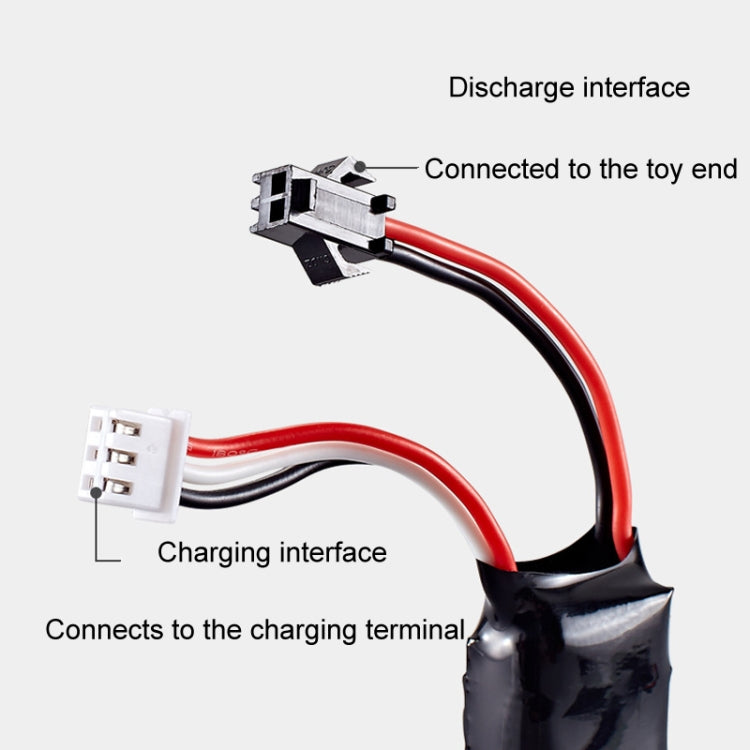 Batteria ricaricabile 11,1 V 2800 mAh con connettore XT30