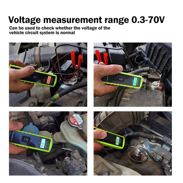 Diodo diagnostico del circuito di alimentazione automobilistico del rilevatore di tensione JDiag 6-30V, P60