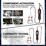 Diagnosi del sistema del veicolo di rilevamento del segnale dell'iniettore di carburante del rilevatore elettrico JDiag 6-30V, P150