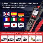 Diagnosi del sistema del veicolo di rilevamento del segnale dell'iniettore di carburante del rilevatore elettrico JDiag 6-30V, P150