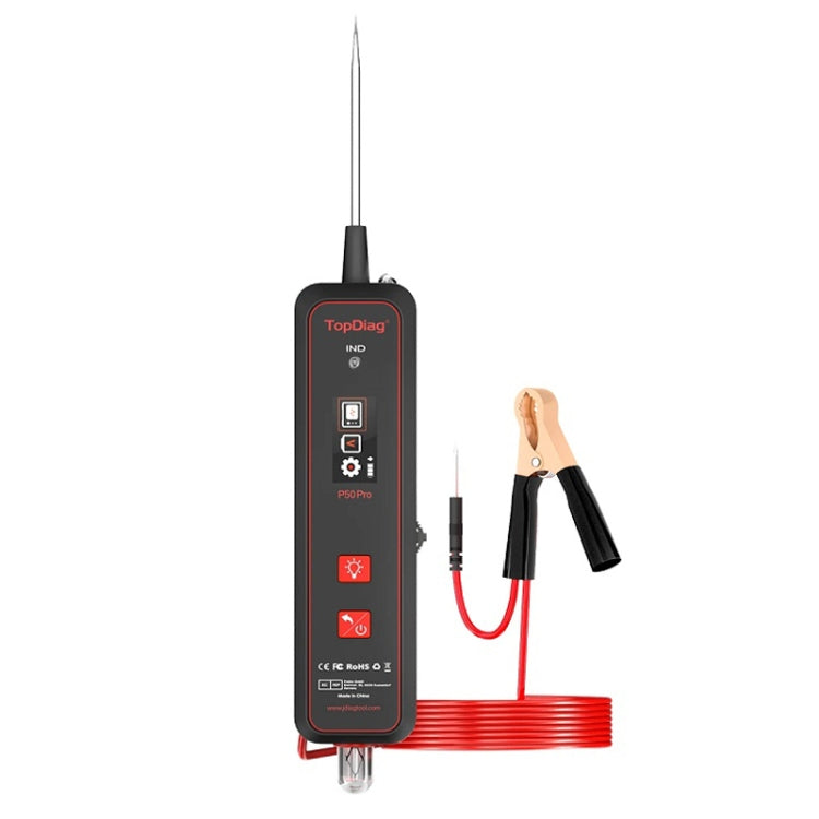 Oscilloscopio multifunzione con rilevamento CA/CC JDiag Mini Circuit Tester, P50 PRO