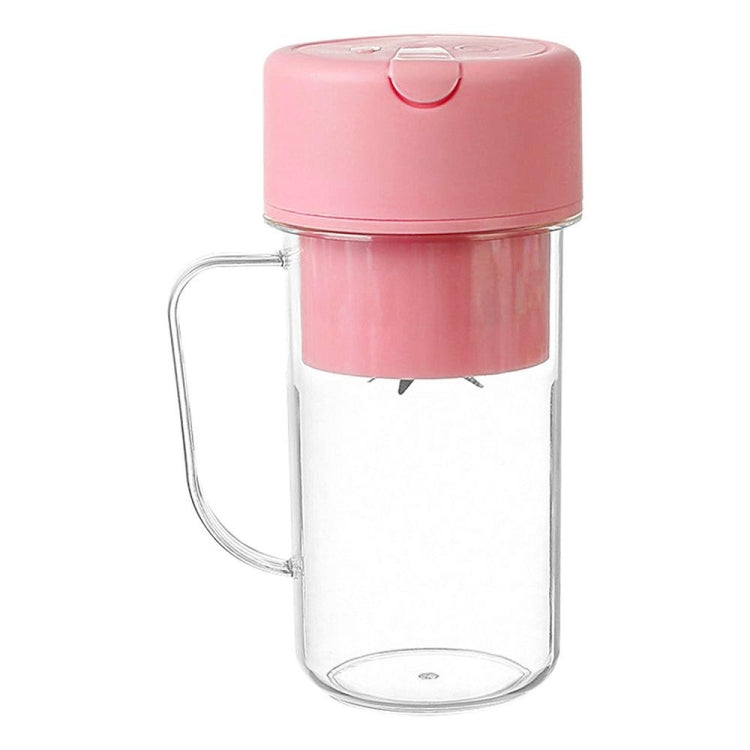 Tazza per succo di cannuccia da 420 ml con 6 lame, ricarica USB, frullatore portatile per spremiagrumi
