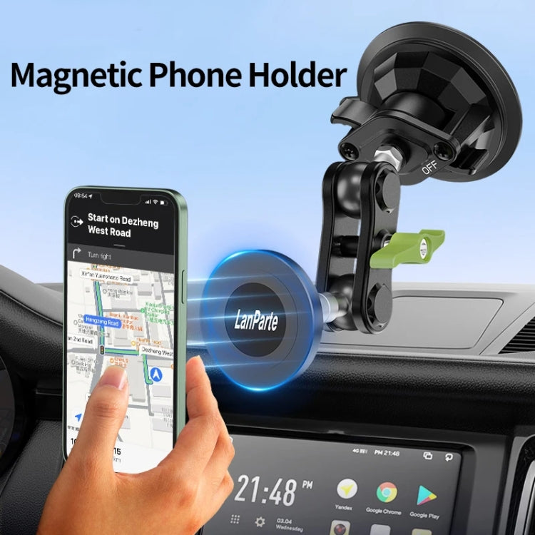 Supporto magnetico per telefono da auto Lanparte, supporto di navigazione regolabile con ventosa, RBA-M01N, RBA-M01NB, RBA-M01NL, RBA-M01NLB, RBA-M01