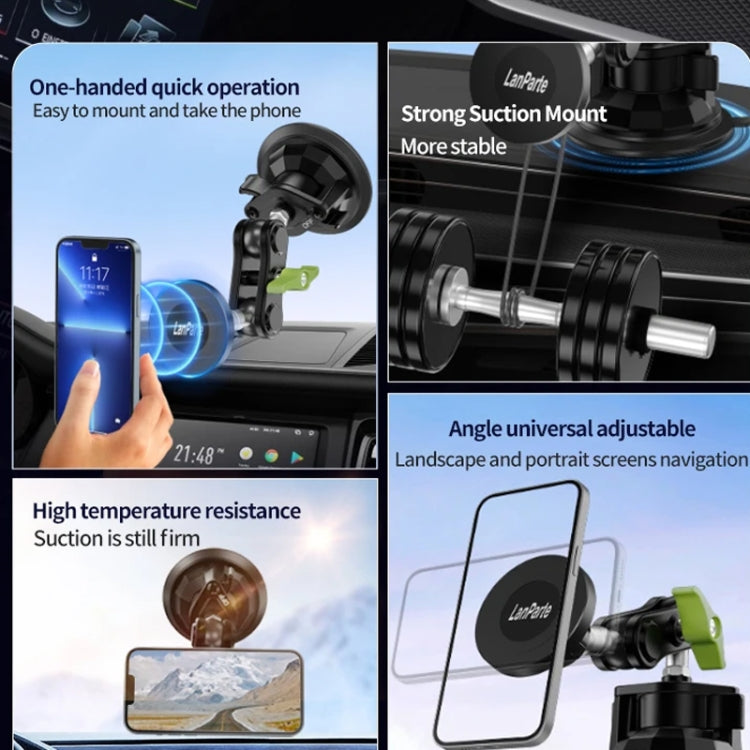 Supporto magnetico per telefono da auto Lanparte, supporto di navigazione regolabile con ventosa, RBA-M01N, RBA-M01NB, RBA-M01NL, RBA-M01NLB, RBA-M01