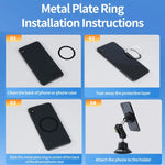 Supporto magnetico per telefono da auto Lanparte, supporto di navigazione regolabile con ventosa, RBA-M01N, RBA-M01NB, RBA-M01NL, RBA-M01NLB, RBA-M01