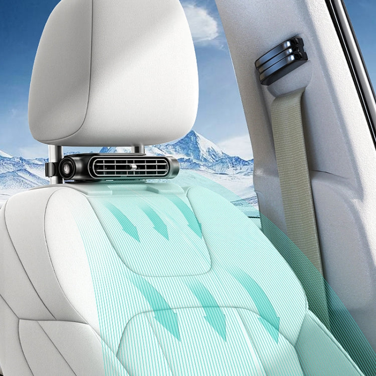 Ventola per schienale del sedile plug-in USB con vento forte a turbina per auto