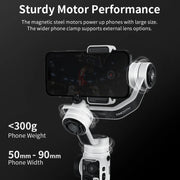 Stabilizzatore cardanico portatile a 3 assi per smartphone