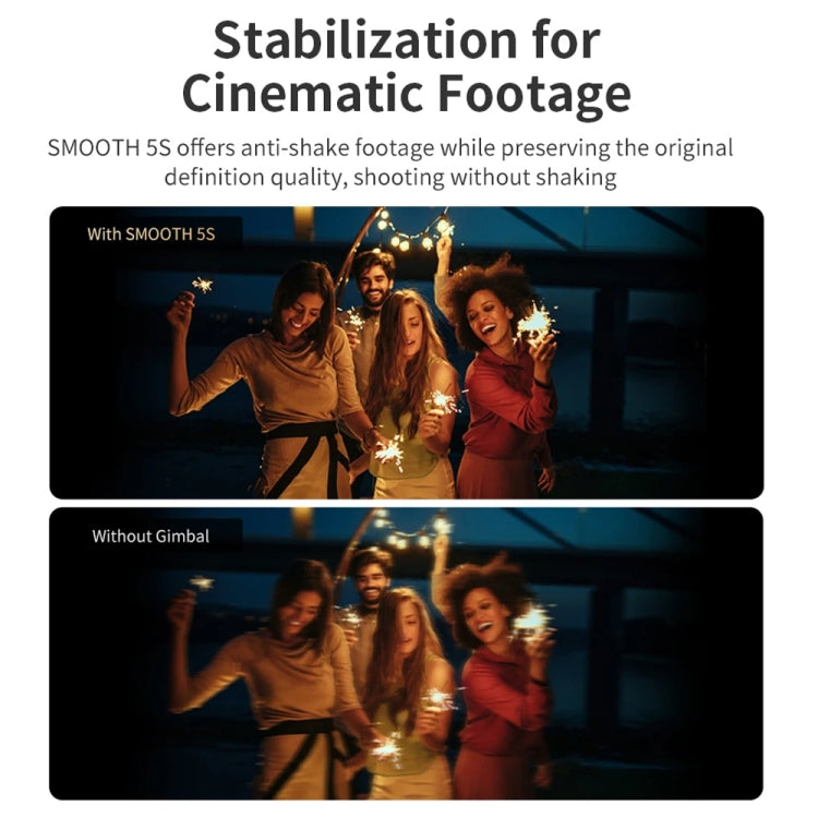 Stabilizzatore cardanico portatile a 3 assi per smartphone