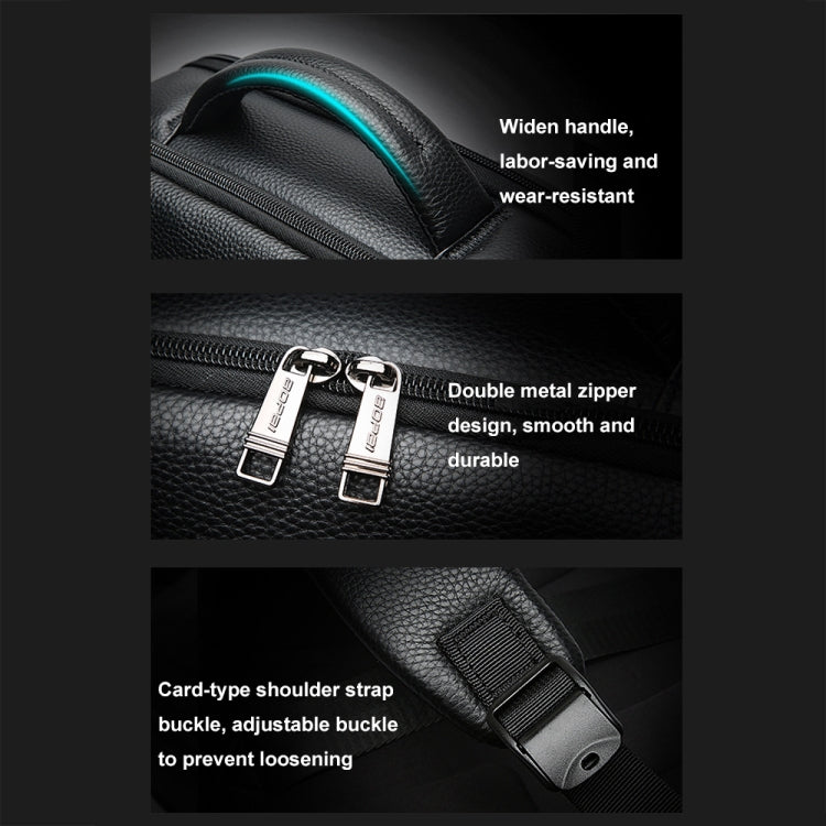 Zaino impermeabile per laptop con porta USB Type-C Bopai