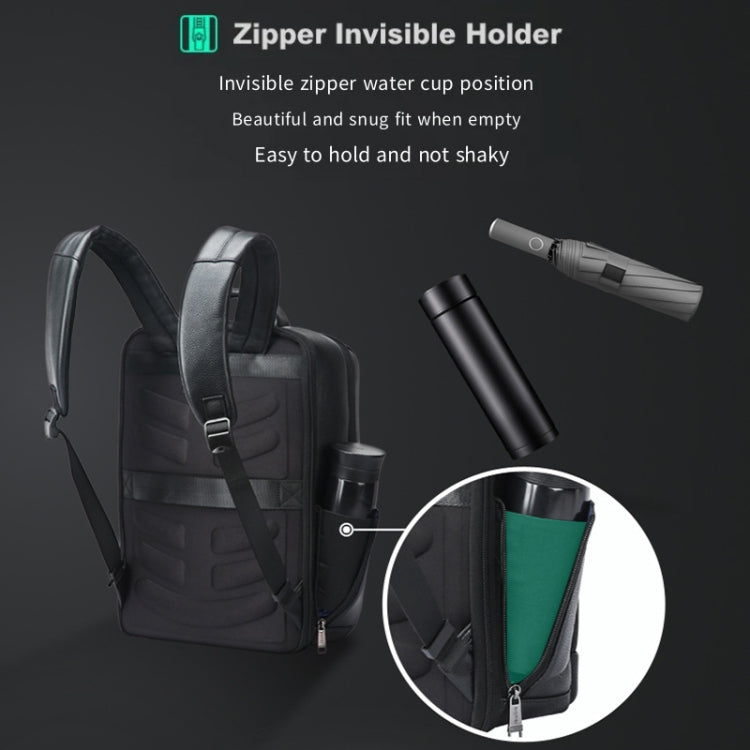 Zaino impermeabile per laptop con porta USB Type-C Bopai