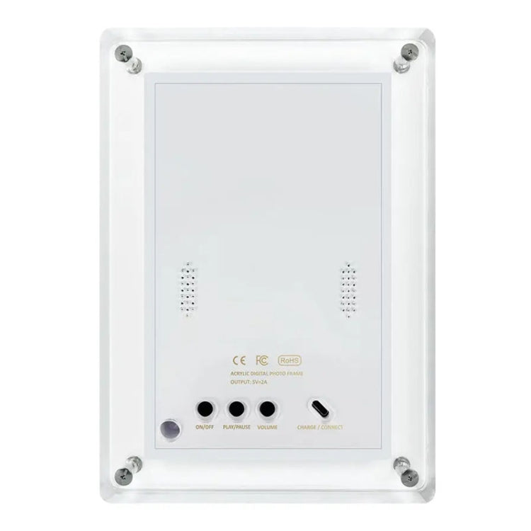 Ornamento per lettore video Smart Motion da tavolo con cornice per foto digitale HD in acrilico da 7 pollici, 7 Inch (US Plug), 7 Inch (EU Plug), 7 Inch (UK Plug)