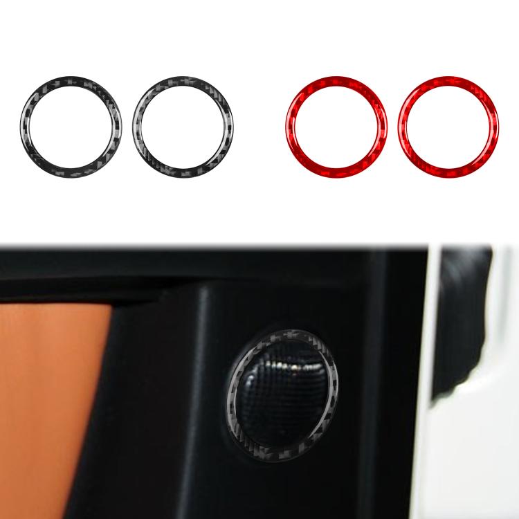 Adesivo per anello altoparlante porta posteriore per Mercedes-Benz Classe G W463, 2 pezzi/set