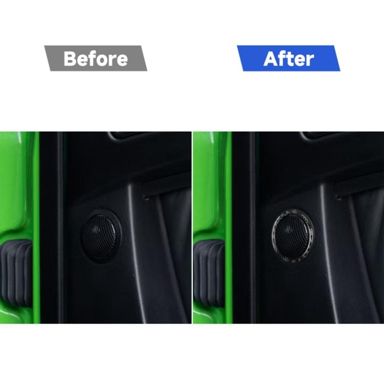 Adesivo per anello altoparlante porta posteriore per Mercedes-Benz Classe G W463, 2 pezzi/set