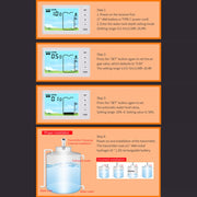 Misuratore di livello del liquido ad ultrasuoni per misurazione aperta sotterranea, TS-FT001