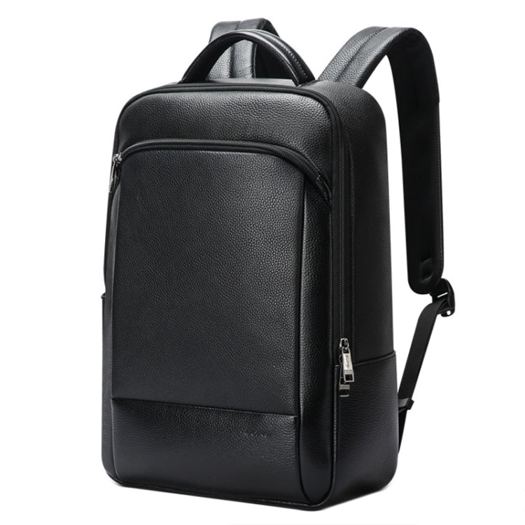 Bopai 61-123311 Zaino per laptop da lavoro in pelle bovina di grande capacità a primo strato, 61-123311