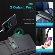 Bopai 751-006641A Zaino da lavoro impermeabile antifurto per laptop di grande capacità, 751-006641A