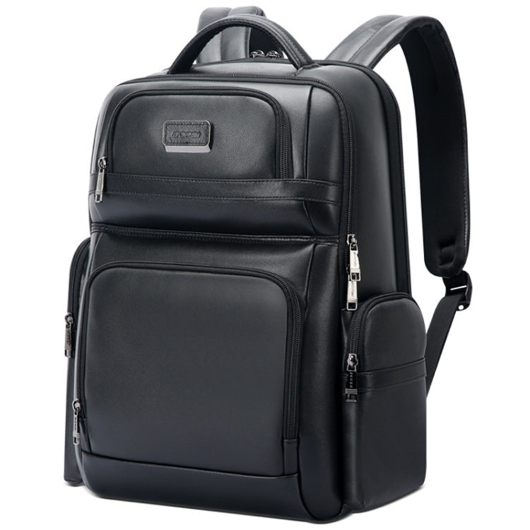 Zaino in pelle bovina con porta USB e Type-C 45x40x21cm