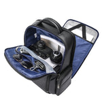 Zaino in pelle bovina con porta USB e Type-C 45x40x21cm