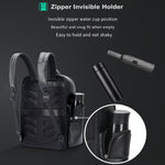 Zaino in pelle bovina con porta USB e Type-C 45x40x21cm