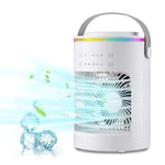 Ventola raffreddamento spray USB con luce RGB temporizzata