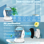 Ventilatore umidificatore portatile USB CF-009 4 in 1