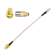 Cavo di prolunga coassiale RG316 da 15 cm Cavo adattatore da SMA a MMCX, SMA Female To MMCX Male, SMA Male To MMCX Male