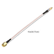 Cavo di prolunga coassiale RG316 da 15 cm Cavo adattatore da SMA a MMCX, SMA Female To MMCX Male, SMA Male To MMCX Male