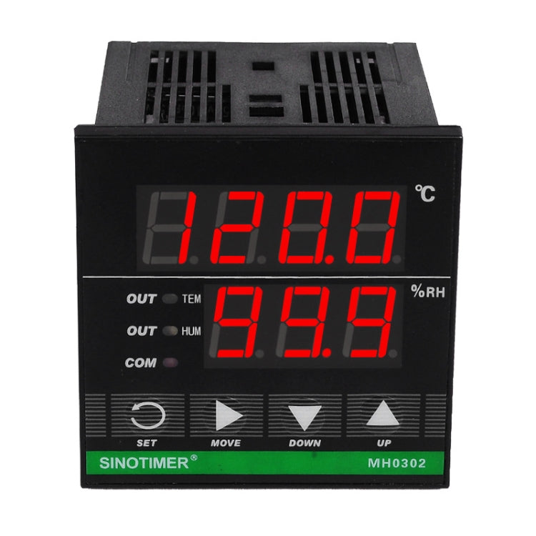 SINOTIMER MH0302 Regolatore di umidità della temperatura intelligente ad alta precisione Display digitale Misuratore di temperatura e umidità, MH0302