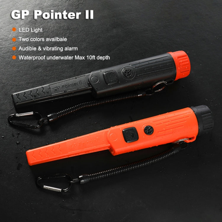 Mini rilevatore di aste di posizionamento in metallo portatile impermeabile, Orange, Black