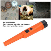 Mini rilevatore di aste di posizionamento in metallo portatile impermeabile, Orange, Black