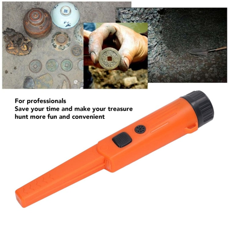 Mini rilevatore di aste di posizionamento in metallo portatile impermeabile, Orange, Black