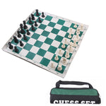 Set di scacchi portatile pieghevole con borsa 34,5 cm