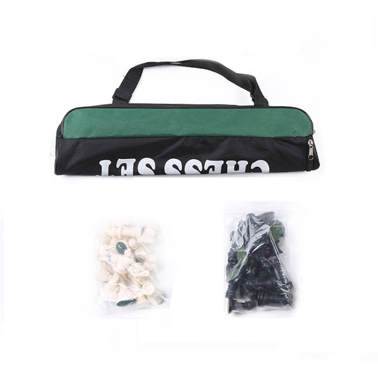 Set di scacchi portatile pieghevole con borsa 34,5 cm