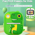 Stampante termica per bambini con fotocamera 1080P 2,4"