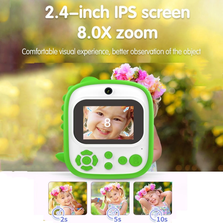 Stampante termica per bambini con fotocamera 1080P 2,4"