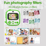 Stampante termica per bambini con fotocamera 1080P 2,4"