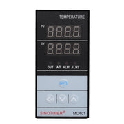 SINOTIMER MC401 Ingresso universale Custodia corta PID Regolatore di temperatura intelligente Misuratore Riscaldamento Raffreddamento Relè SSR Uscita a stato solido, MC401
