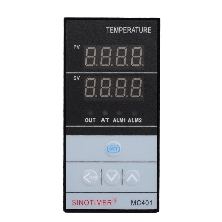 SINOTIMER MC401 Ingresso universale Custodia corta PID Regolatore di temperatura intelligente Misuratore Riscaldamento Raffreddamento Relè SSR Uscita a stato solido, MC401