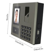 FA03 Macchina per la presenza di impronte digitali con riconoscimento facciale intelligente, English with US Plug, English with EU Plug, English with UK Plug