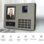 FA03 Macchina per la presenza di impronte digitali con riconoscimento facciale intelligente, English with US Plug, English with EU Plug, English with UK Plug